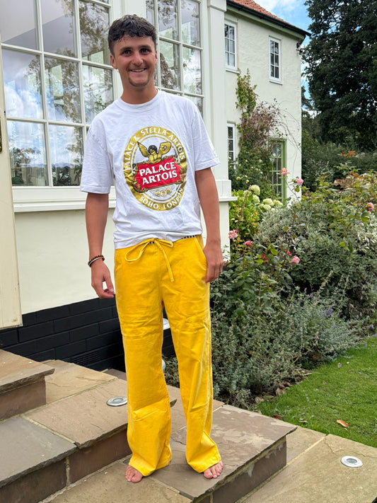 Bright yellow cords